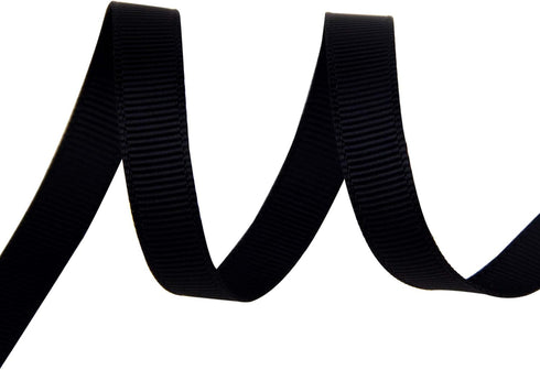 VATIN Black Grosgrain Ribbon, 3/8" x Continuous 50 Yards, Black Polyester Grosgrain Ribbon,Use for Bows DIY Hair Accessories, Gift Wrapping, Craft...