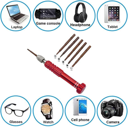 Precision Screwdriver Set?Small Watch Eyeglass Screwdriver Set,Micro Precision Eyeglass Repair Screwdriver Kit Set for Mobile Phone Laptop IPad Su...