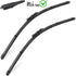 Windshield Wiper Blade Replacement for Chevrolet Traverse 2012-2017 GMC Acadia Buick Enclave 2005-2010 PONTIAC G6 2008-2011 Buick Lucerne-Original...