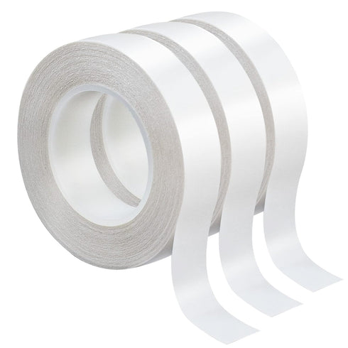 3 Rolls Thin Double-Sided Tape for Crafts, Arts, Scrapbooking,Photography, Paper Backing, Tear-by-Hand,0.4-in by 43-ft...