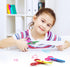 KUUQA 6 Pcs Kids Safety Scissors Art Craft Scissors Set for Kids and Students Paper Construction Supplies...