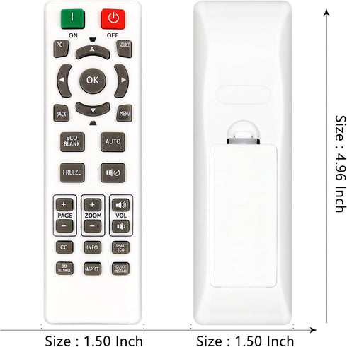 New Projector Remote Control for for BENQ TH682ST TH681 TH535 TH530 MS521H MS527 MS524 W1080ST W1070 HT1075 HT2150ST HT3050 HT4050 MW529 MH530 MH5...