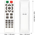New Projector Remote Control for for BENQ TH682ST TH681 TH535 TH530 MS521H MS527 MS524 W1080ST W1070 HT1075 HT2150ST HT3050 HT4050 MW529 MH530 MH5...