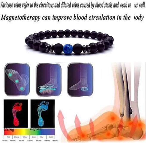 CSIYANJRY99 2Pcs Black Obsidian Anklet for Men Women,Adjustable Obsidian Beads Bracelet Anklet Jewelry(A)...