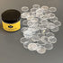 60Pcs 37.5mm wide Round Clear Action Figure Display Stands Fit for 3.75” MODERN Star Wars / MODERN Gi Joe / Marvel Legends Figure toy...