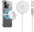 15W Magnetic Wireless Charger with Kickstand for iPhone 15/14/13/12 Series, Airpods 3, Magsafe Wireless Fast Charging Pad for Samsung Galaxy S24 S...