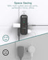 Surge Protector Outlet Extender - with Rotating Plug, 6 AC Multi Plug Outlet with 3 USB Ports, 1800J Wall Charger, 3-Sided Power Strip with Spaced...