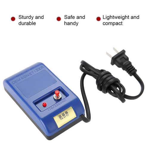 Watch Demagnetizer, Professional Portable Repair Tool US Plug 110V Tweezers Screwdriver Electrical Demagnetise Degausser Demagnetization Machine R...