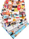 Hanjunzhao Cute Animals Cat Dog Fat Quarters Fabric Bundles 18 x 22 inch for Quilting Sewing Crafting...