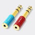2 PCS 1/4'' Male to 1/8'' Female Stereo Headphone Adapter Connect Cable, 1/4'' to 1/8'' Adapter 6.35mm Male to3.5mm Jack Stereo Female Adapter Con...