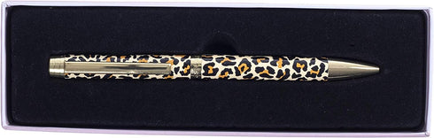 Graphique Cheetah Fashion Pen - 5.5" Ballpoint Pen with Refillable Black Ink, Twist-Top Pen, Makes a Beautiful and Unique Gift...