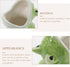 Frog Succulent Pot Cute Animal Pen Holder Cup Ceramic Funny Frog Statue Planter Novelty Cactus Flower Pot for Miniature Plant Holder Home Garden O...