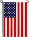 Burlap American 4th of July Garden Flag, United States Stars and Stripes Patriotic US Garden Flag, Double Sided, Perfect Decor for Outdoor Yard Po...