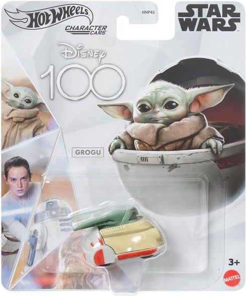 Hot Wheels Character Cars 1:64 Scale Grogu Toy Vehicle for Kids Ages 3 and Up...