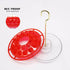 Hummingbird Feeders for Outdoors Hanging - 10 oz, 25 Feeding Ports, Easy to Install, Refill & Clean, Leak-Proof, Plastic Saucer Hummingbird Feeder...
