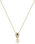 Kyerlyn Hamsa Hand Pendant Necklace 14K Gold Plated Cubic Zirconia CZ Hamsa Hand Necklace Dainty Evil Eye Necklace for Women Handmade Necklace Gif...
