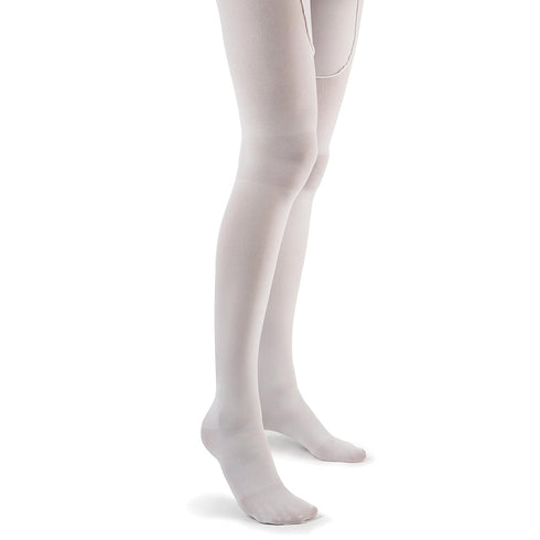 FUTURO Anti-Embolism Thigh Length Stockings, Large Regular, White. Moderate (18 mm/Hg)...