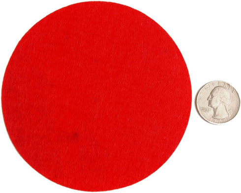 Playfully Ever After 4 Inch Red 16pc Stiff Felt Circles...