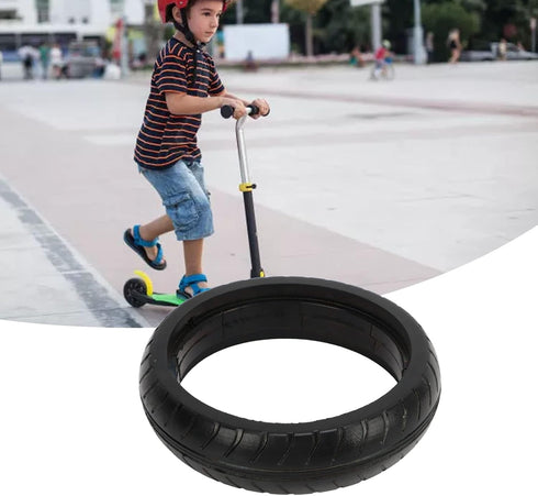 Electric Scooter Tire, 5 Inch Wear Resistant and Thickened Electric Scooter Solid Tires Good Elasticity Scooter Rubber Tire Scooter Tire Replaceme...
