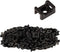 GTSE 100 Pack Of Black Screw Mounts, Zip Ties Up To 0.35" Wide, Saddle Type Zip Tie Anchors...