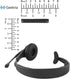 Geekria Protein Leather Headband Pad Compatible with Jabra, Plantronics, Sennheiser, VXI BlueParrott, Headphones Replacement Band, Headset Head To...