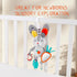 Travel Toy for Stroller, Car Seat Or Activity Gym - Hanging Toys for Baby Gym, Features Jingle Sound, Clinking Rings, Crinkle Paper, BB Squeaker &...