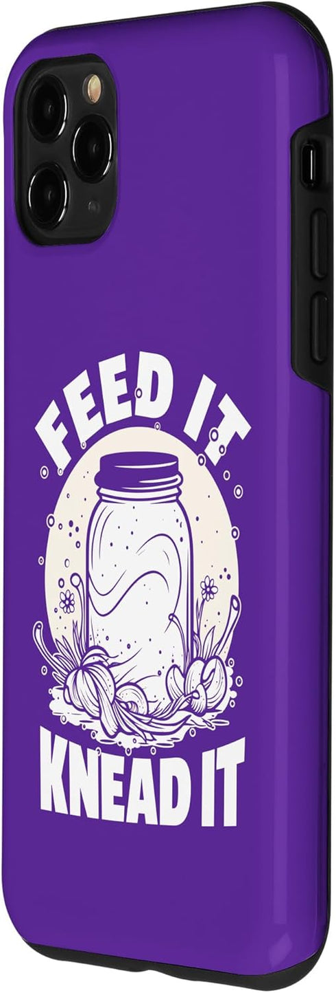 iPhone 11 Pro Max Sourdough Starter Feed It Knead It Bread Maker Bread Baker Case...