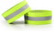 (2 Pack) High Visibility Reflective Bands Wristbands for Cycling Running Arm Wrist Ankle Bands Leg Straps and as Bike Pants Cuff Clip...