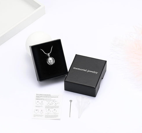 Stainless Steel 20mm Baseball Memorial Urn Jewelry Pendant Hold Cremation keepsake necklace for ashes...