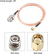 uxcell RG316 Coaxial Cable with BNC Male to SMA Male Connectors 50 Ohm 3 ft...