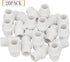 20Pack 1/2 Inch PVC Nipple Male Thread Coupling Adapter Connector (Male x Male) 1/2" PVC NPT Male Thread Coupling Pipe Fitting for Thread plumbing...