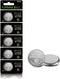 CR1225 Lithium Batteries 3V High Capacity Battery (5 Count)...