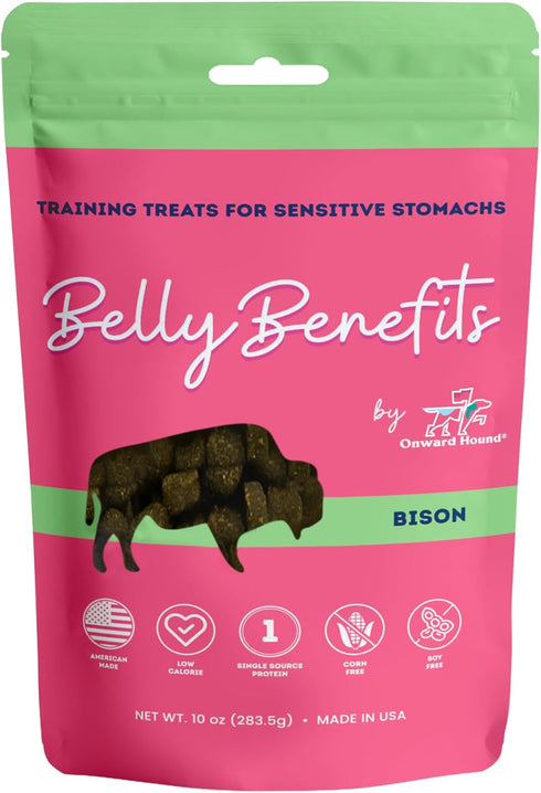Training Treats for Dogs - Soft Bison - Low Calorie Dog Training Treats for Sensitive Stomachs with Single Source Premium Protein, Corn Free, & So...