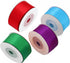 Rainbow Satin Ribbon 1 Inch Wide Solid Color Double Sided Polyester Satin Ribbon 6 Colors X 5 Yds Each Total 40 Yds Per Package Ribbon Set for Cra...