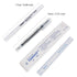 Surgical Skin Marker Professional 10Pcs Sterile Tattoo Stencil Tip Markers Pen Scribes with Paper Ruler Individually Wrapped White Violet for Micr...