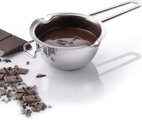 1000ML Double Boiler Pot Set Stainless Steel Melting Pot For Chocolate, Candle and Candy Making (34oz)...
