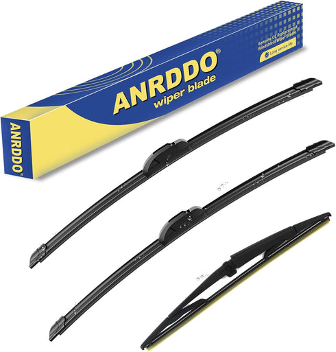 3 Wipers Factory Replacement For Jeep Grand Cherokee 2005-2010 Original Equipment Windshield Wiper Blades Set 21"+21"+14" (Set of 3)...