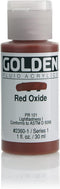 Golden Fluid Acrylic Paint 1 Ounce-Red Oxide...