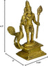 God Murugan Swami Miniature Brass Statue with Peacock, Handcrafted Decor Item for Home, Temple, Gifting & Car, 2.25 x 3 x 4.3 Inches...