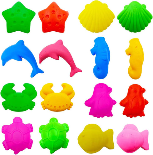 FRIMOONY Plastic Dough Tools, Various Animal Molds, Rolling Pins, for Creative Dough Cutting, 45 PCS...