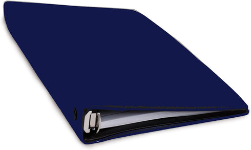 HNR Blue Loose-Leaf Memo Book, 6 3/4 x 3 3/4", 6-Ring Binder, 80 Pages + Free Refill 80 Pages...