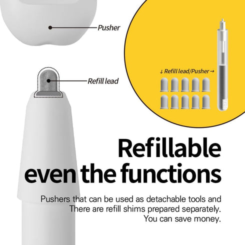 Feltip Refill Kit for Apple Pencil (10 pcs + 1 Pusher)...