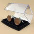 S&W SHLAX&WING Ties for Men Brown Copper Matching Cufflink...