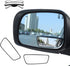 Blind Spot Mirror, Framed Rectangular Blind Spot Car Mirror, Upgrade HD Glass Wide Angle Mirror, 360° Adjustable Convex Rear View Mirror for Unive...