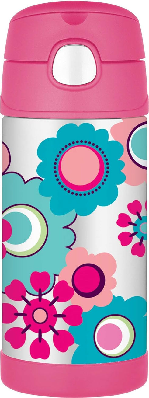 Pink Floral FUNtainer Bottle 355ml...