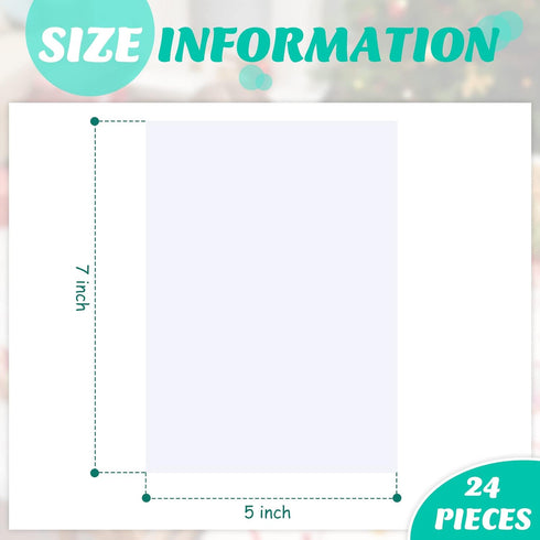 Lewtemi 24 Pcs Masking Paper Stamping Mask Paper Adhesive Stamp Masking Paper for Positioning Stamps Crafting Scrapbooking DIY Craft Designs Proje...