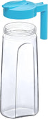 Amazing Abby - Slim - Tritan Pitcher (64 oz), Unbreakable Plastic Water Pitcher with Lid, BPA-Free, Heat-Resistant, Dishwasher-Safe, Great for Bot...