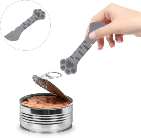 ULTECHNOVO 5pcs Cartoon Opener Multifuctional Cat Multi- Functional Opener: Storage Accessory Spoon Short Manual Food Feeder Dogs Pet Handle Table...