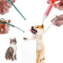 4Pcs Cat Pill Shooter Plunger Popper for Small Pet Cat Dog Soft Tip Tablet Syringe Pusher Pill Gun Dispenser Pet Medicine Feeder Piller Popper Med...