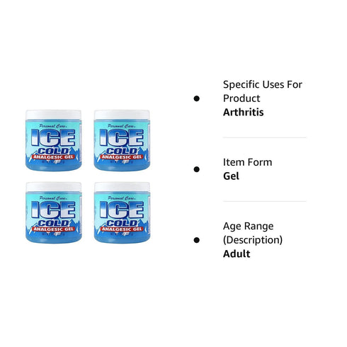 Ice Gel Pain Reliever - Smart Savers 4 pack...